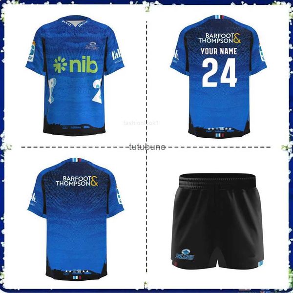 NUEVA LLEGA SUMMER Blues Super Rugby Home Jersey 2024 Rugby Jersey Training Jersey Blues Jersey Mens tamaño S-3xl-5xl