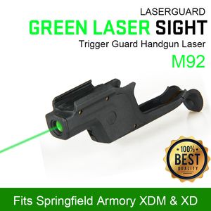 PPT Nieuwe Collectie Laser Sight Hunting Scope Airsoft Laser Pointer Green Laser Sight voor M92 voor Outdoor CL20-0040