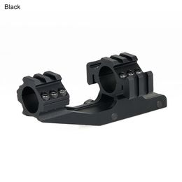 Nieuwe aankomst tactische zwarte kleur 25.4mm scope mount dubbele ring cantilever mount met rails CL22-0236