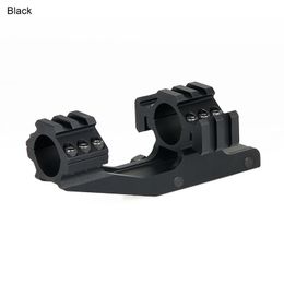 Nieuwe Collectie Tactische Zwarte Kleur 25.4 MM Scope Mount Dubbele Ring Cantilever Mount Met Rails CL22-0236