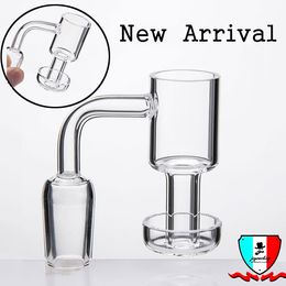 Terp Vacío Cuarzo Banger Domeless Nail Smoking Accesorios con junta pulida macho / hembra Tiene 6 tamaños para tubería de agua de vidrio