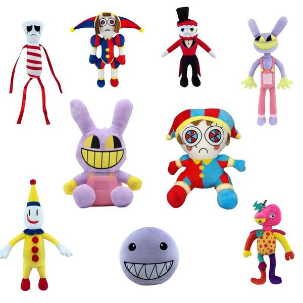 NUEVA LLEGA LA INCREÍBLE DIGITANTE DE CIRCUSO DIGITAL PLUSHIES DE MULTA DE CIRSO DIGITAL Circus Animales de payaso animado Juguetes Al por mayor