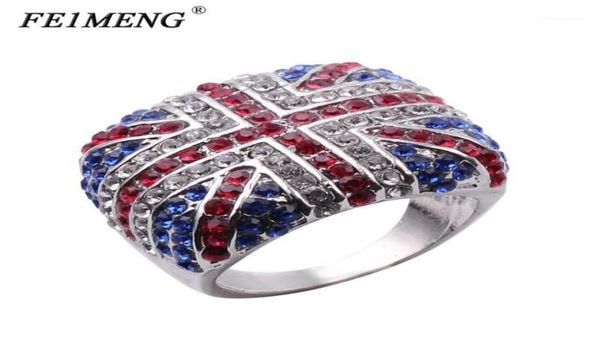 Nouveauté le drapeau britannique anneau marque britannique UK Logo charme Punk Rock anneaux pour femmes hommes bijoux de mode Hip Hop Anel134432411477100