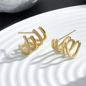 Nieuwe collectie trendy minimalistische sierlijke kleine oor manchet klauw wrap piercing studs oorbellen voor vrouwen