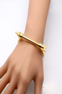 Nieuwe aankomst trendy roestvrijstalen manchet armband vrouwelijke armbanden sieraden voor dames1180116