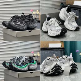 Nieuwe collectie Triple S Casual schoenen 10XL Sneakers Designer Dames Herenmode Trend ademend oogje platforms Koppels Sneakers Maat 35-45