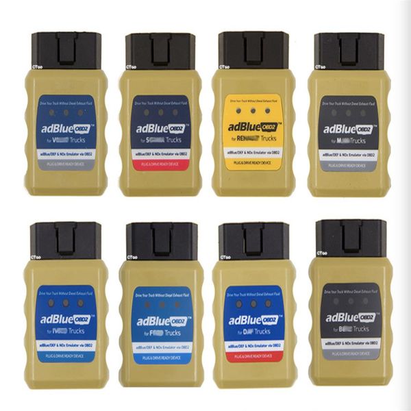 Nouvelle arrivée camion Adblue OBD2 émulateur AdblueOBD2 Nox émulateur pour 8 modèles Diesel Heavy Duty camion Diagnostic Scanner Tool265T