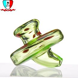 Verre Dabber coloré bulle Carb Cap Ufo dôme fumer accessoires pour verre conduites d'eau Dab plates-formes pétrolières Quartz Banger clous