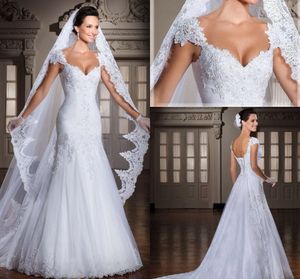 Nueva llegada Vestidos De novia De tul/Apliques Vestidos De novia con cuentas Vestidos De novia tren desmontable Vestidos De novia De playa HY4147