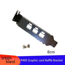 Nouvelle arrivée carte vidéo Baffle Low Profile Bracket pour P400 8cm Bracket 3 x Mini DP Slot