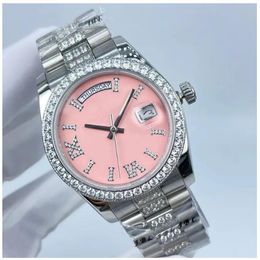 Nouvelle arrivée Montres Designer Classic Fashion Montre automatiqueAu milieu incrusté de diamant taille 36mm verre saphir, une montre-bracelet préférée des dames