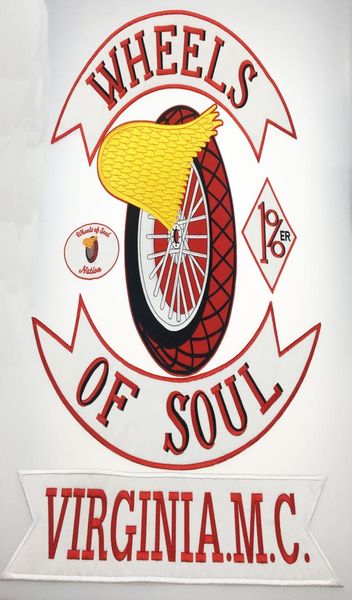 Nouveauté WHEELS OF SOUL 1 Moto Biker Patch Brodé Fer Sur Veste Gilet Rider Badge Dos Complet Grande Taille Patch 9394640