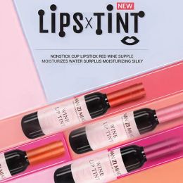 Nouveau arrivée vin rouge de style coréen tentant la lèvre baby rose lèvre pour les femmes maquilleurs liquide à lèvres hydratante hydratant le rouge à lèvres brillant à lèvres