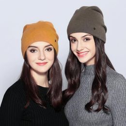 Nieuwe Collectie Dames Beanie Hoed Winter Warm Casual Gebreide Kasjmier Mutsen Dames Skullies Mutsen Hat Bonnet