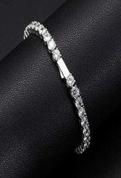 Nouvelle arrivée Femmes bijoux VVS Bracelet de tennis en grappe de diamant Moisanite Moisanite Bracelet3828968