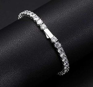 Nieuwe aankomst Women Sieraden VVS Moissanite Diamond Cluster Tennis Bracelet Iced Out Lab Gegroeide Diamond Tennis Bracelet7277876