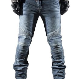 Nouvelle arrivée moto course vtt vélo jean moto hommes décontracté Cowboy pantalon avec coussinets315J