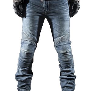 New Arrivalmotorbike Racing Mtb Bike Jeans Motocicleta Pantalones de vaquero casuales para hombres con Pads315J