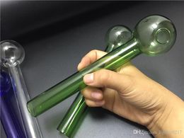 nouveautés 20CM verre droit Pyrex brûleur à mazout tuyau verre clair tabac à fumer verre Tube barboteur vaporisateur pipes à tabac livraison gratuite