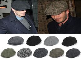 Nouveaux arrivages pour adultes caps de journaux de newsboy tous les mérets de capuche hivernale chapeau de casquette chaude plus 25 couleurs7693500