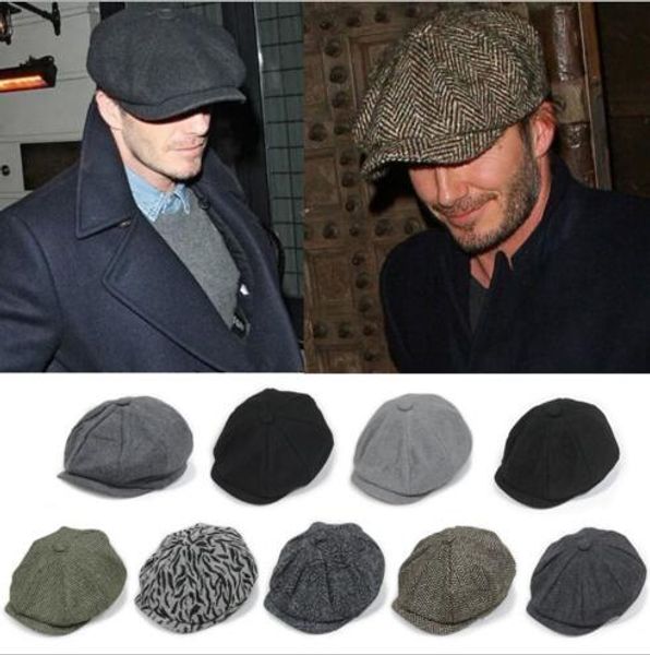 Nuevas llegadas para el sombrero de gorros de periódicos para adultos todas las boinas de la gorra de invierno de la gorra cálida del invierno más 25 colores