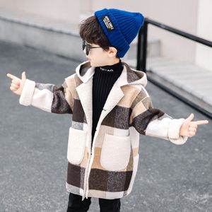 Nouveaux arrivages en manteau à capuche d'hiver d'hiver pour 2-13 ans