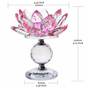 Nouveautés Arrivées Crystal Lotus Fleur Accueil Decor de bureau 4.7 