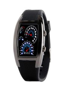 Nuevos diseñadores de llegadas Moda de moda LED Relojes Electronics Mens Fashion Aviation Sector Dashboard Creative Watch A28 2285246