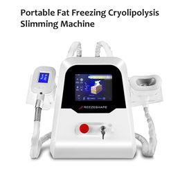 Nieuwe aankomsten Dubbele Cryolipolysis Fat Freeze Cryolipolysse SPA Gebruik lichaam en kin vormgeven machine Criolipolisis voor vetvermindering