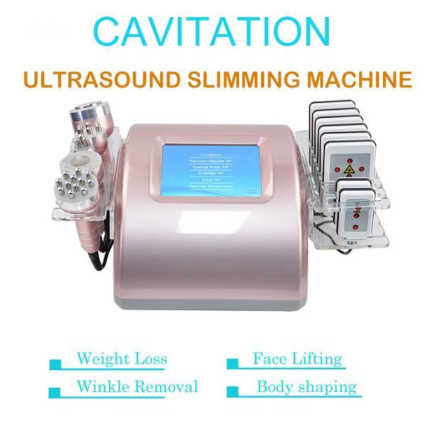 Nouveautés Medical Grade rf cavitation machine vente radiofréquence équipement de serrage de la peau lipo laser minceur machine CE approuvé