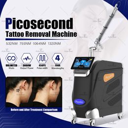 Nuevas llegadas Pico láser tatuaje máquina de eliminación Q interruptor n nd yag láser removmentación lavado tatuaje 5 sondas