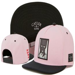 Nieuw aankomsten roze cayler zonen caps hoeden snapbacks kush snapback goedkope korting caps online hiphop gemonteerde cap fa2068