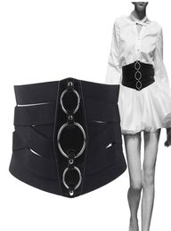 Nouveaux arrivages sexy femmes ceinture corset pu cuir cummerbunds bandage élastique élastique councher
