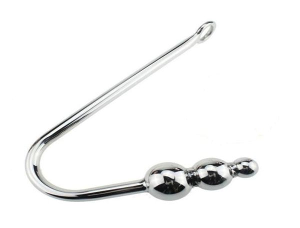 Nouvelles arrivées en acier inoxydable trois balles anal hooks bouchons métalliques bouchons anal masseur dilator bdsm masturbtion sex toys for gay games43834038