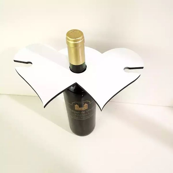 Support de bouteille de vin en MDF à Sublimation, support en verre vierge en bois, caddie à vin, une variété de formes par express Z11, nouvel arrivage
