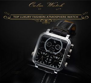 Nouveaux arrivants concepteurs émeulés Big S Trade extérieur V Cool Watch Pointer Square Grand Cadran en cuir Watch Mens Watch 2761234
