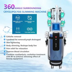 NIEUWE ARVALEN Vacuüm RF Cavitatie Body Slankmachine Lipo Laser Portable Cryolipolyse 360 ​​Systeem Vet Freeze Beauty Salon Apparatuur