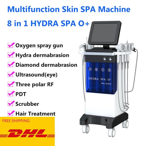 Nuevas llegadas Vertical hydro máquina dermoabrasión facial/diamante hidra microdermoabrasión máquina pelar máquinas