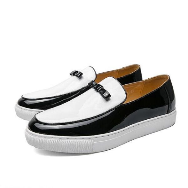 Nuevas llegadas blancas color negro mezcla colores para hombres vulcanize zapatos primavera zapatos casuales zapatos para hombres talla 38-47 d2a38