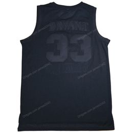 Nieuw aankomen All Black Mens Vintage Bryant Lower Merion High School Basketball Jerseys genaaid shirts