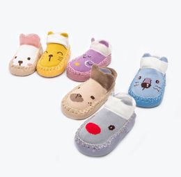 Nouveau arrivée pour bébé chaussures pour tout-petits garçons filles chaussettes d'hiver Enfants Antisiskide039 SOCKES DE PLANCH