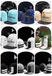 Nouveau arrivée Baseball Caps Tres Slick Camo Leather USA Flag Flag Wool Metal Marque Men Femmes HipHop Cap Swag Gorras Chapeaux SNA4774221