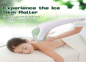 Nuevo llega el rodillo de hielo refrescante Derma Roller para masaje facial y corporal Levantamiento de la piel facial Eliminación de arrugas Rueda helada Derma Roller7691233