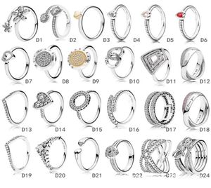 Nieuwe aankomst kristal S925 Sterling zilveren minnaar ring sieraden Diy Past Ale Charm Voor s voor vrouwen Europese rose goud gift9140031