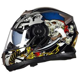 NIEUW ARREKKEN GXT MOTORCYCLE TLIP HELME CASCO RACEN Double Lense Full Face Helmet2483249