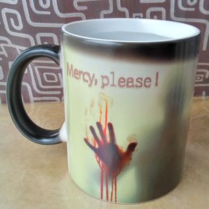 NIEUW ARBROEM MERCY Please The Walking Dead Mugs Coffee Mugs Zombie Mug Novely Heat Changing Color Mug Cup