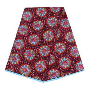 Nouveau arrivée en polyester cire imprimées tissu ankara binta vraie cire de haute qualité 6 yards lot tissu africain pour robe de fête fp6007286w