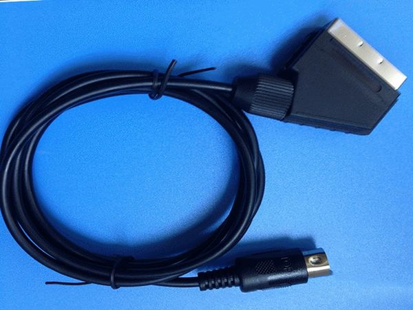 Nouvelle arrivée câble de plomb péritel rvb pour Sega Mega Drive 2 Genesis 2 Megadrive 2 MD2 câble péritel AV rvb