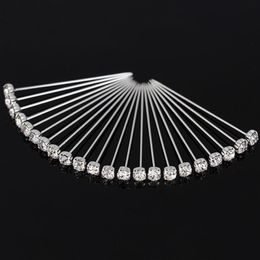 Nouveau arrivé 72 pièces broche en cristal ronde tête épingles de couture mariages Corsage fleuristes épingle à coudre pour les femmes H0072787