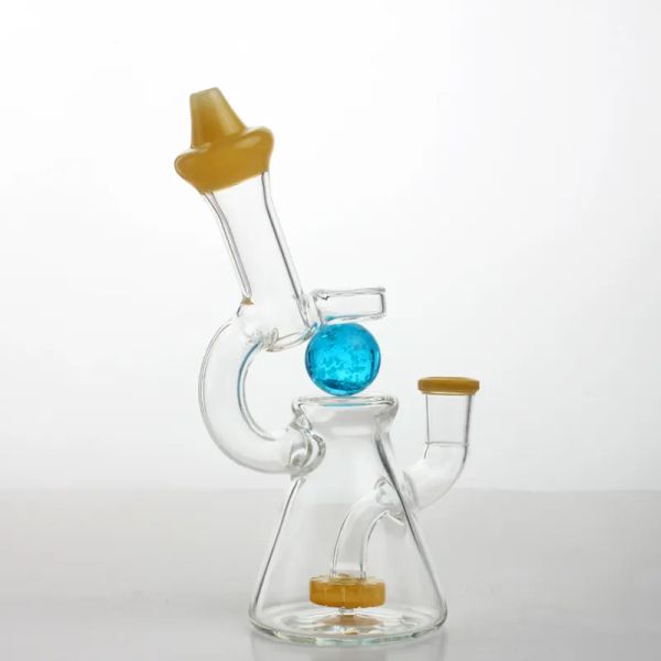 Nouveau Bong en verre arrivé rotation nocturne de boule 7 